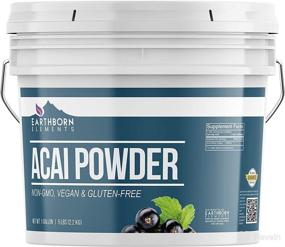 img 4 attached to Earthborn Elements Acai Berry Powder: 1 Gallon Bucket - Gluten-Free, Resealable, BPA-Free