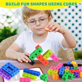 img 3 attached to 🧮 ABERLLS Math Cubes Manipulatives with Activity Cards - Number Blocks Counting Toys Snap Linking Cube Math Connecting Blocks for Kids Age 5-8 - Kindergarten Preschool Learning Activities