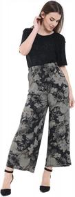 img 1 attached to Plus Size Women'S Palazzo Pants By WearAll