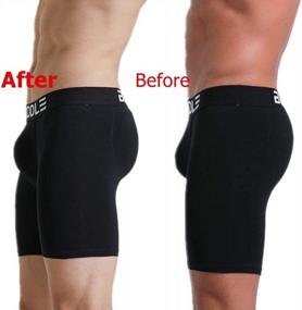 img 1 attached to BRODDLE Mens Package: Enhance Your Comfort With Padded Underwear Boxer Briefs!