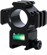 fireclub tactical mount ring - three side 20mm mount with spirit level for scope, sight & flashlight logo