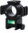 fireclub tactical mount ring - three side 20mm mount with spirit level for scope, sight & flashlight logo