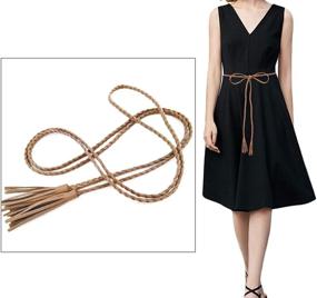 img 2 attached to 👗 Nanxson Fashion PDW0042 Black Women's Decorative Belt and Accessory Collection