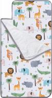 get comfy and cuddle with smttw's animal toddler nap mat - extra long and perfect for daycare! logo