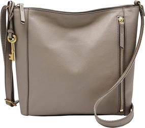 img 1 attached to Fossil Womens Leather Crossbody Handbag Women's Handbags & Wallets - Crossbody Bags