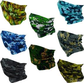 img 1 attached to SMEHCF Balaclava Breathable Dustproof Camouflage Motorcycle & Powersports ... Protective Gear