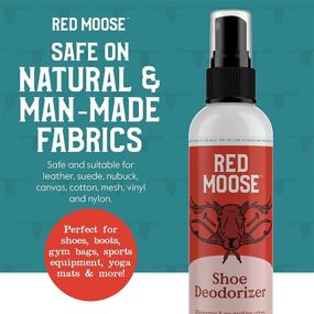 img 1 attached to 👟✨ Scent-Free Foot Freshener Spray - Shoe Deodorizer and Powerful Odor Eliminator by Red Moose