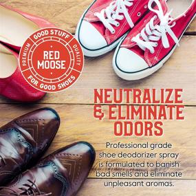 img 2 attached to 👟✨ Scent-Free Foot Freshener Spray - Shoe Deodorizer and Powerful Odor Eliminator by Red Moose