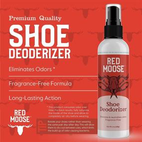 img 3 attached to 👟✨ Scent-Free Foot Freshener Spray - Shoe Deodorizer and Powerful Odor Eliminator by Red Moose