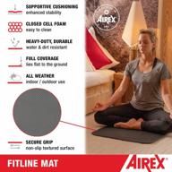 фитнес-коврик премиум-класса для йоги, физкультуры, реабилитации, баланса, пилатеса, аэробики - airex fitline логотип