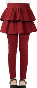 img 4 attached to 👧 Stylish and Comfortable KEREDA Footless Tights: Perfect Girls' Cotton Leggings