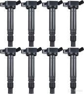 🔌 deal auto electric parts set of 8 new ignition coils for gx460 ls460 ls600h lx570 - land cruiser sequoia tundra 4.6l 5.0l 5.7l v8 | compatible with uf507 ic733 u5084 c1596 | replacement pack логотип