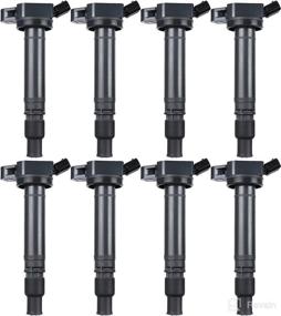 img 4 attached to 🔌 DEAL AUTO ELECTRIC PARTS Set of 8 New Ignition Coils for GX460 LS460 LS600h LX570 - Land Cruiser Sequoia Tundra 4.6L 5.0L 5.7L V8 | Compatible with UF507 IC733 U5084 C1596 | Replacement Pack