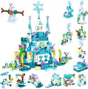 img 4 attached to Encourage Your Little Princess To Build With 554 Building Blocks: Create 25 Beautiful Castles And Houses With The Ultimate STEM Toy Kit For Girls Ages 6-12
