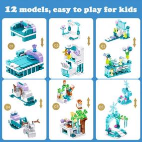 img 1 attached to Encourage Your Little Princess To Build With 554 Building Blocks: Create 25 Beautiful Castles And Houses With The Ultimate STEM Toy Kit For Girls Ages 6-12
