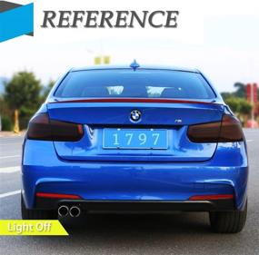 img 3 attached to 🚗 Enhance Vehicle Aesthetics with 1797 Car Light Tint Film: Frosted Taillight, Turn Signal, Headlight, and Fog Light Tinted Vinyl Sticker - 2pcs; Self Adhesive, Shiny Chameleon Accessories