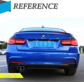 img 2 attached to 🚗 Enhance Vehicle Aesthetics with 1797 Car Light Tint Film: Frosted Taillight, Turn Signal, Headlight, and Fog Light Tinted Vinyl Sticker - 2pcs; Self Adhesive, Shiny Chameleon Accessories