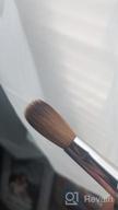 img 1 attached to PANA Pure Kolinsky Hair Acrylic Nail Brush - Oval Crimped Teal Wood Handle (Size 12) review by Nick Esquibel