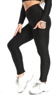 seasum high waist yoga pants with tummy control, butt lift and slimming effect - perfect leggings for workout, running and fitness logo