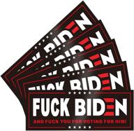 🚗 qsum trump car stickers | trump 2024 bumper sticker - fk biden vinyl | support donald trump for president 2024 - stickers and decals логотип