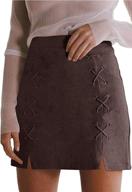 👗 katiewens classic women's bodycon pencil skirt - women's clothing logo