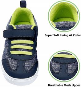 img 3 attached to 👟 Skywheel Breathable Sneakers: Stylish Toddler Boys' Shoes with Enhanced Comfort