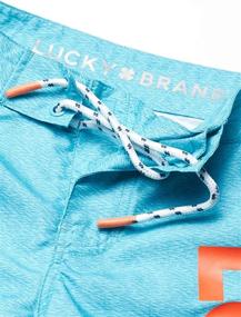 img 2 attached to 🩳 Lucky Brand Boys' Bachelor Button Trunks for Swimming Attire