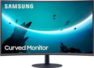 renewed samsung c32t550fdn monitor: 31.5-inch curved display with full hd resolution, hdmi connectivity logo