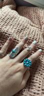 img 1 attached to 9-Pack Silver Boho Statement Rings Set For Women & Girls | Joint Knuckle Midi Stacking Rings review by Amanda Elmore