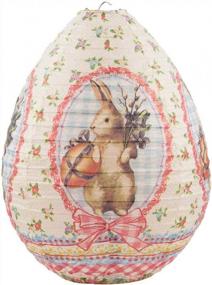 img 3 attached to Получите пасхальное украшение с Quasimoon PaperLanternStore.Com Bunny Paper Lantern