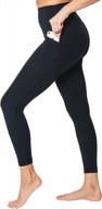 high waist, side pocket yoga leggings without elastic - yogalicious lux ankle leggings логотип