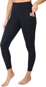 img 3 attached to High Waist, Side Pocket Yoga Leggings Without Elastic - Yogalicious Lux Ankle Leggings
