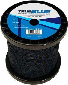 img 1 attached to Starter Rope 5/32" Diameter 100' Length - Stretch Cord For Leaf Blower, Weed Eater, Tiller, Weed Cutter, Drag Harrow Pull Cord Replacement - Stens 146-919 Black Rope