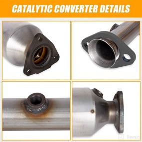 img 2 attached to Stainless Catalytic Converter Compatible 18160 P3F A20