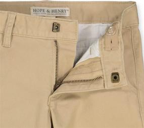 img 2 attached to 👖 Discover Stylish Organic Cotton Chinos for Boys: Hope Henry Pants