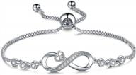 браслеты infinity love: вневременные ювелирные подарки для женщин на дни рождения, день святого валентина и особые случаи logo
