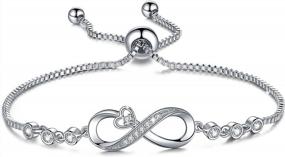 img 4 attached to Infinity Love Bracelets: Timeless Jewelry Gifts For Women On Birthdays, Valentine'S Day, And Special Occasions