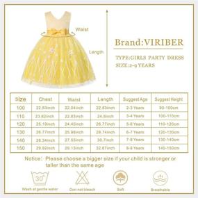 img 2 attached to 👸 Viriber Costumes Birthday Princess Holiday Dresses for Girls' Clothing