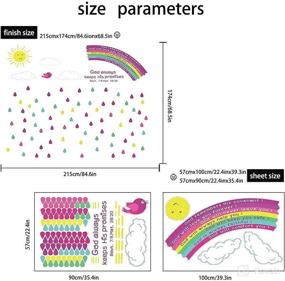 img 1 attached to Rainbow Promises Stickers Decorations Classroom Nursery