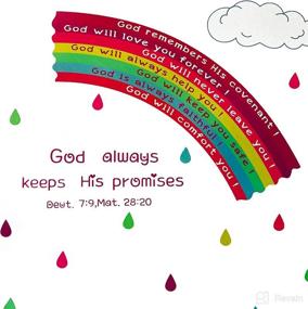 img 4 attached to Rainbow Promises Stickers Decorations Classroom Nursery