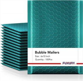 img 4 attached to Fuxury Bubble Mailer, 6X10-дюймовые Bubble Mailers 100 Pack, самоклеящиеся конверты с клейкой прокладкой, водостойкие почтовые ящики, транспортировочные конверты для упаковки, малого бизнеса, рассылки, оптом Forest Green # 0