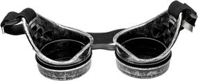 img 1 attached to Steampunk Goggles Glasses Vintage Welding Gothic (Classic Silver Frame)
