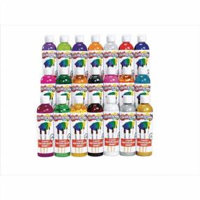img 4 attached to 21-Pack Colorations Liquid Watercolor Paint 8Oz Bottles - Arts & Crafts Supplies For Classrooms