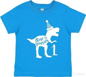 img 1 attached to 🦕 7 Ate 9 Apparel Kids Dinosaur 1st Birthday T-Shirt