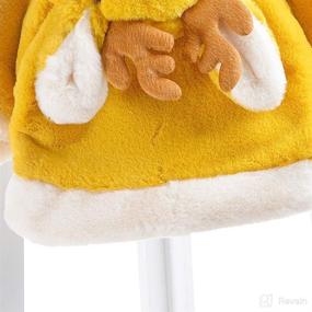 img 1 attached to 🧥 Aivtalk Baby Toddler Fuzzy Jacket Cute Hoodie with Cotton Coat for Winter Warm Outerwear