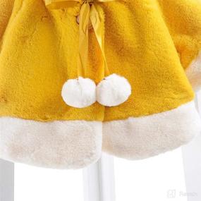 img 2 attached to 🧥 Aivtalk Baby Toddler Fuzzy Jacket Cute Hoodie with Cotton Coat for Winter Warm Outerwear