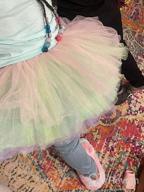 img 1 attached to My Lello Big Girls 10-Layer Short Ballet Tulle Tutu Skirt (4T-10yr): Adorable Dancewear for Girls! review by Misty Mcclellan