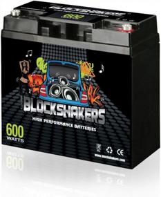 img 2 attached to Black 12V 18AH 600 Watts M6/T6 Car Audio Battery Replaces XS XP750 D680 S680