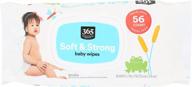 🧴 365 by whole foods market baby wipe travel: convenient 56 count pack logo