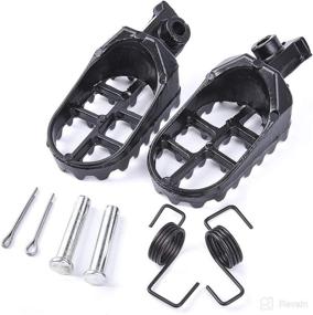 img 4 attached to 🚵 Premium Footrest Assembly Footpegs Replacement for Various CRF Dirt Bikes: CRF50, CRF70, CRF80, CRF100, CRF150